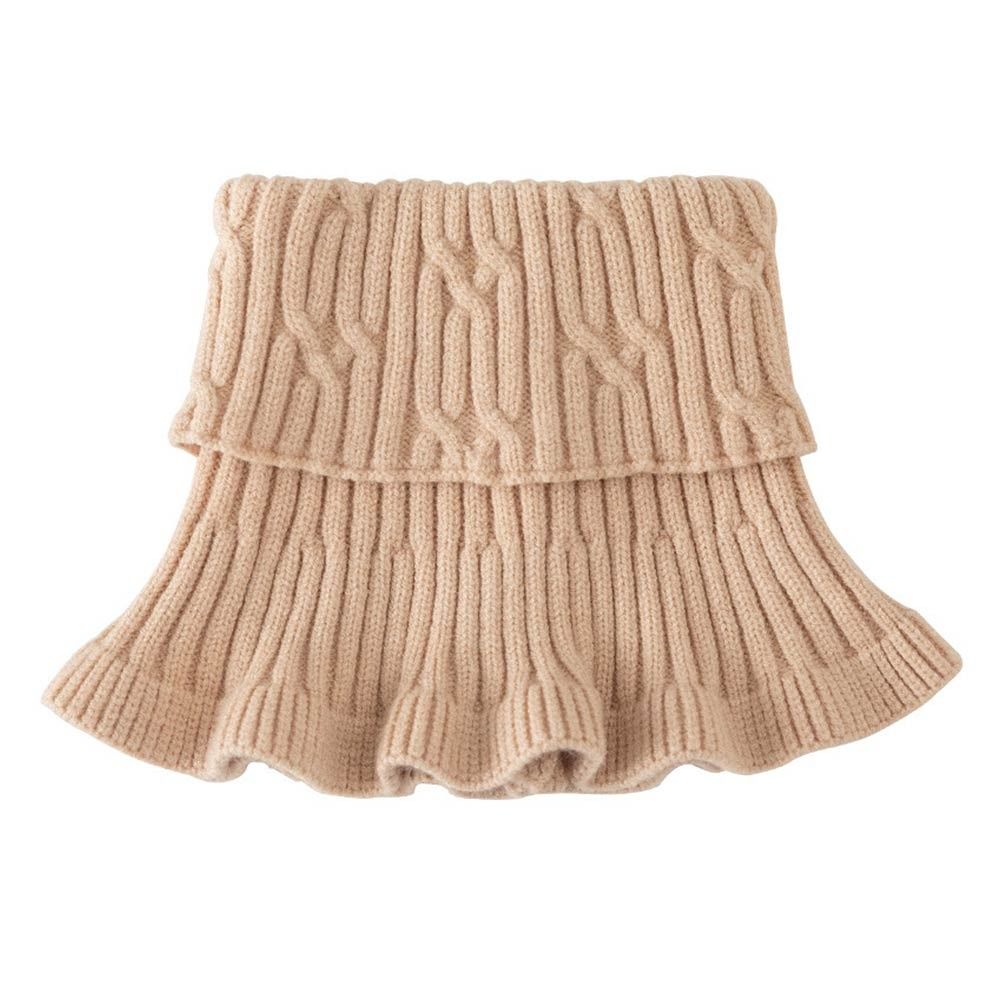 Warm Knitted Fake Collar Detachable Neck Warmer Fashion Scarf for Men Women