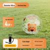 Inflatable Transparent Giant Football Beach Ball for Children and Parent-Child Interaction