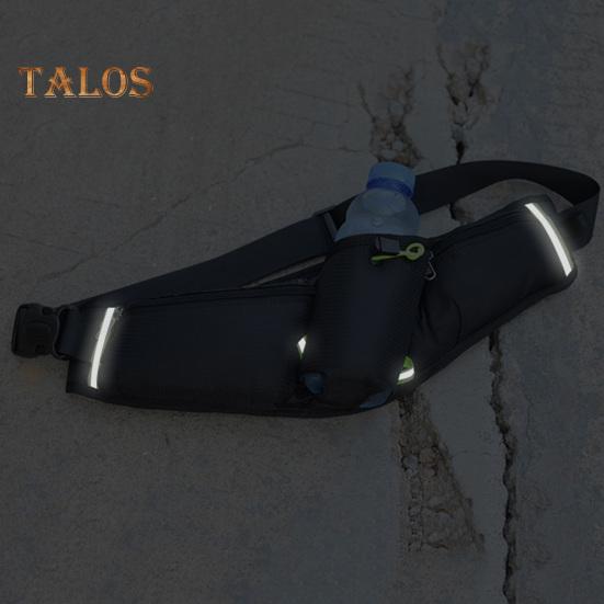 Sports Fanny csomag kulacstartóval, állítható derékpánttal, telefon vizespalack tárolótáska, fényvisszaverő csík, több rekeszes deréktáska