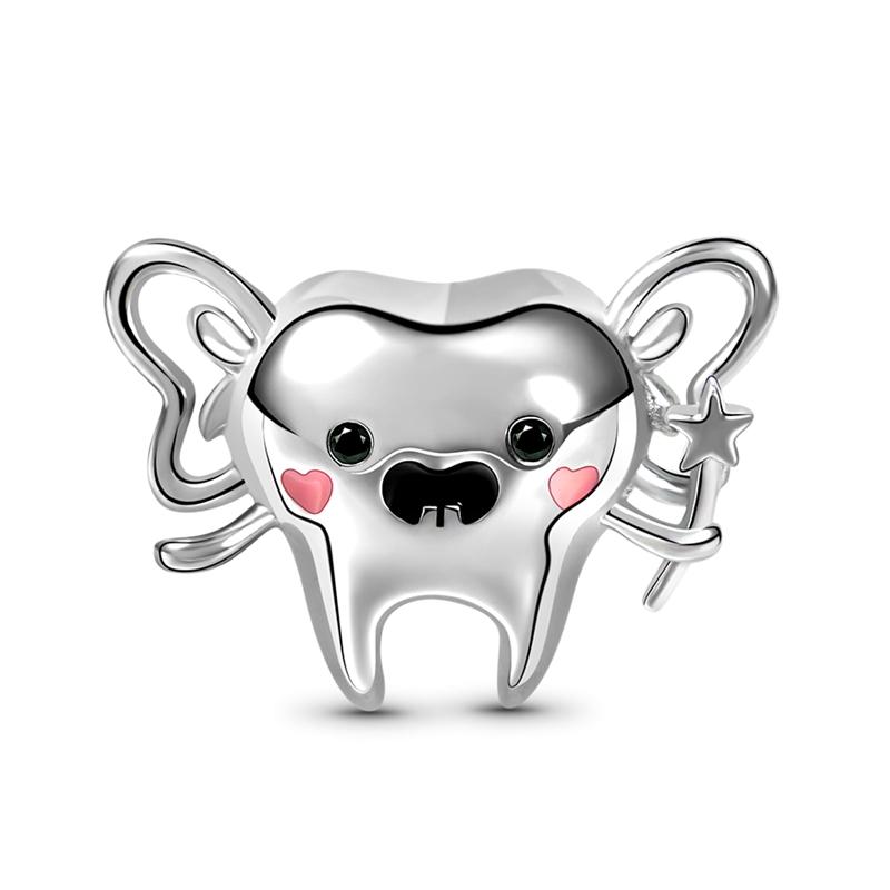 Сделай сам Розовая Королевская Корона Спящий Малыш Розовый Семейное Древо Шарм-бусины Подходят для Оригинальных Европейских Браслетов Ювелирные Изделия