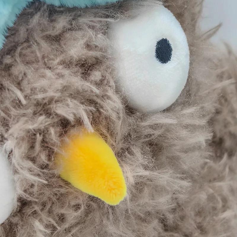 Adorable Funny Owl With Eye Mask Plush Toy Cute Soft Stuffed Animal Doll Soft Boys and Girls Perfect Birthday Holiday Gift