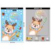 Christmas Stickers, Snowflake,Elk,Snowman,Santa Claus for Door, Wall, Window, Decoration Display