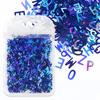 Holographic Glitter Laser Letters Flakes Resin Sequins Fillers Epoxy Resin Filling Crafts Nail Glitter Jewelry Making Supplies