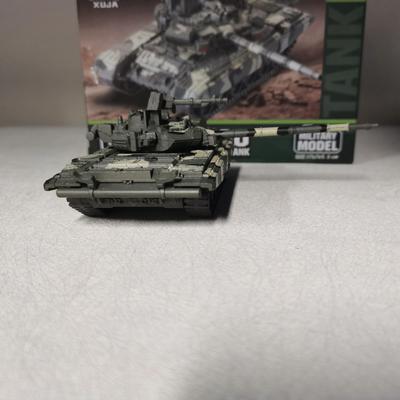 T-90 1:48 Scale Tanks Model 3D DIY Puzzle Modern Military Fighter ABS Plastic Assembly Tanks Building Blocks Home Decoration