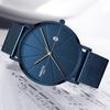 NIBOSI Men's and Women's Fashion Trend Watch Lovers Net Strap Casual Quartz Watch