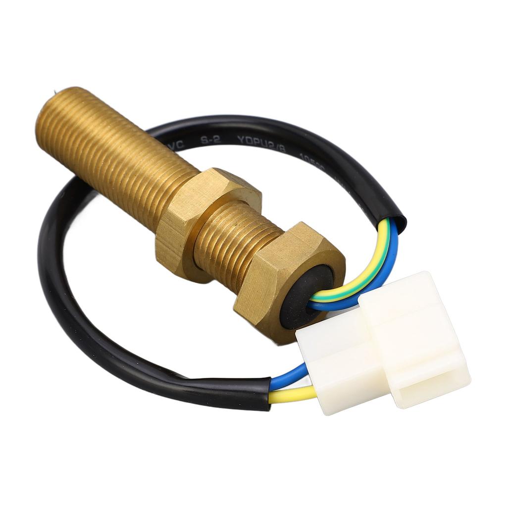 Magnetic Rotate Speed Sensor M16x1.5 IP44 High Sensitivity Brass RPM Speed Transducer for Generator 