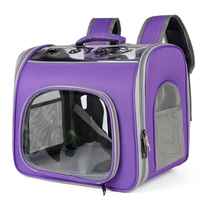 Cat Pet Carrier Backpack Transparent Capsule Large Capacity Pet Backpack Puppy Kitty Bird Breathable Pet Carrier for Travel