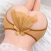 Erotic Bow Lace Thong Women Open Crotch Panties Sexy Transparent Lingerie Perspective Stretching Underwear