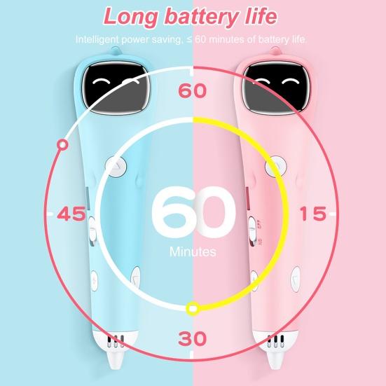 3D Printing Pen Low Temperature Rechargeable DIY Children Wireless 3D Crafting Doodler for