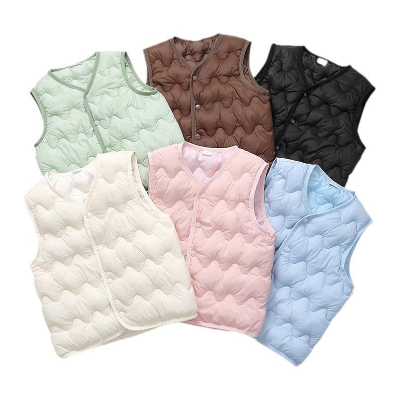 Children's Cotton Vest: Slim Fit, Warm & Thickened for Boys and Girls - Autumn/Winter Wear for Small and Medium Kids.