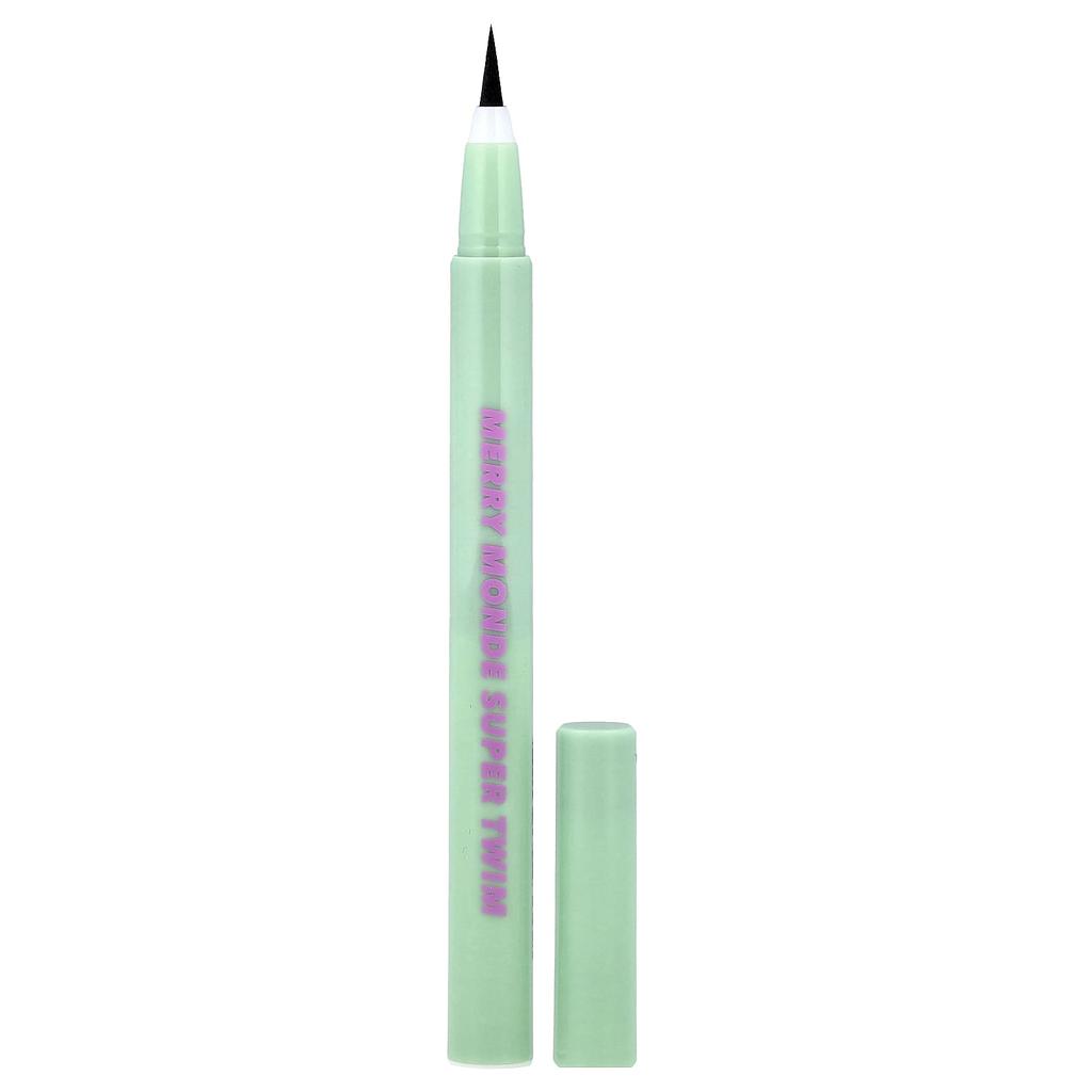 Merrymonde, Super Twinm Pen Eyeliner, 02 Dark Brown, 0.5ml (0.02fl oz)