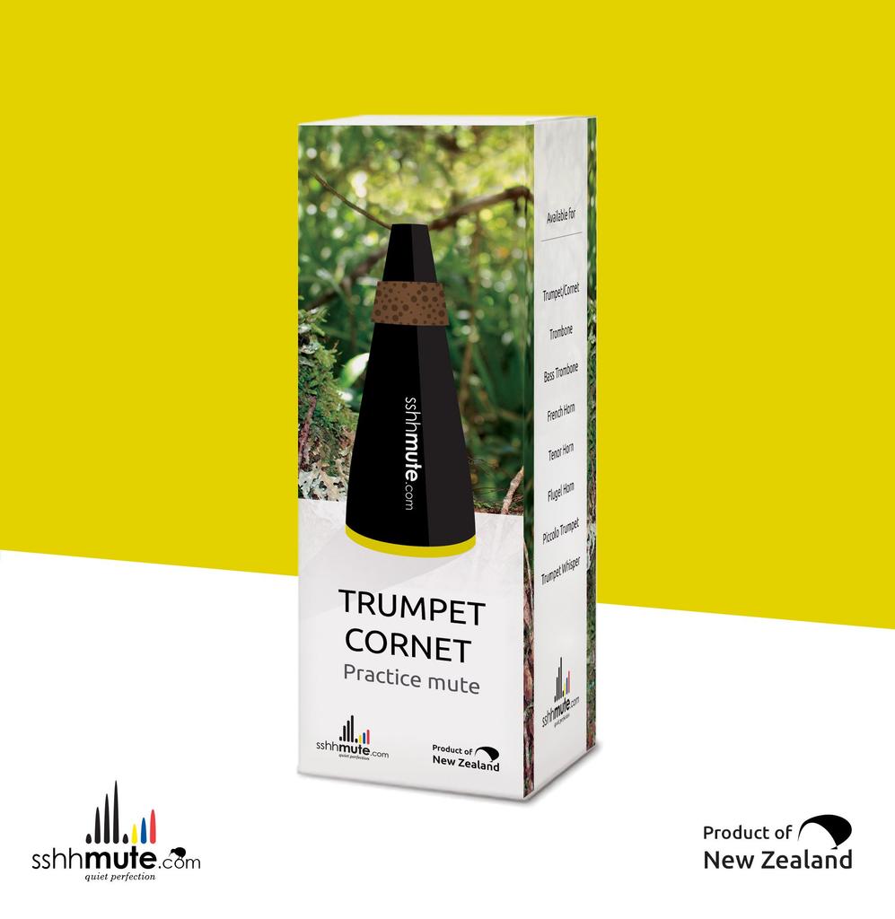Seamute Sshh Mute Practice Mute for Made of Plastic Trumpet/Cornet