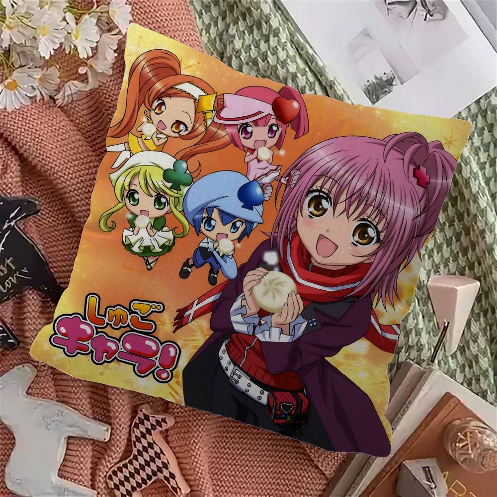 

Shugo Chara Anime Pillow Cover Design cushion Cover decor Holiday Decorati 30x30cm