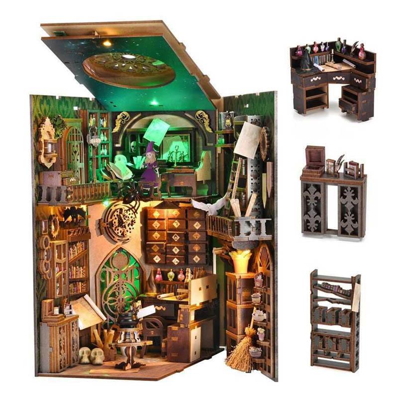 Book Nook Miniature House - Magic Academy*