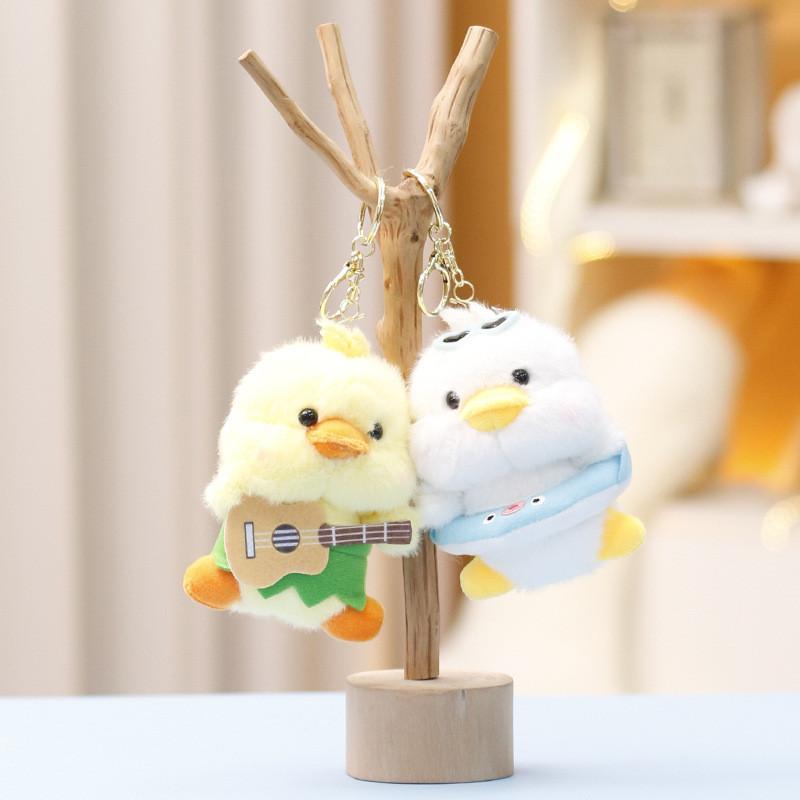 Plush Duck Toy Cute Ugly Animal Doll For Girls Gift Bag Pendant Decor