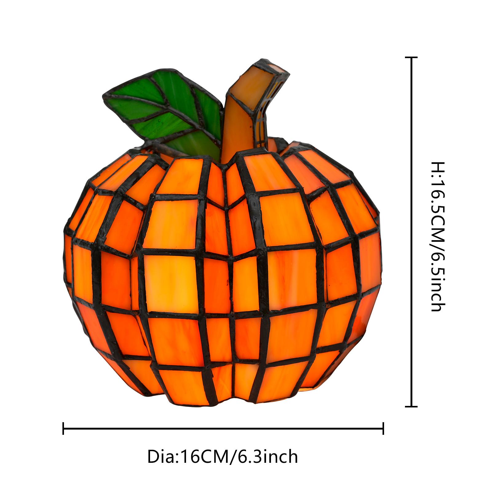 

Хэллоуинский ночник в виде тыквы, прикроватная лампа для спальни, столовая, праздничное украшение, подарок для друзей и семьи US жёлтый