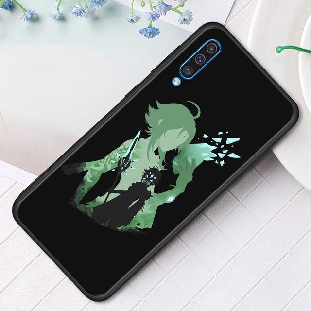 

Силиконовый чехол для телефона Samsung Galaxy A50 A70 A10 A20e A30 A40 A20s A10s A10e A80 A90 A60 A30s, чехол Genshin Impact аниме For Samsung A80