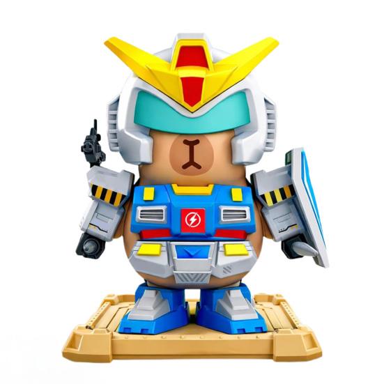 

Magnetic Mechanical Capybara Building Toy Buildable Mecha Capybara Figure with Movable Parts Educational Cartoon Animal Model Decoration A