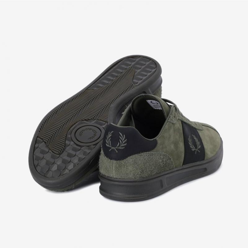 Fred Perry Men S B4 Suede SneakerS