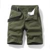 HXJTXB Men's Summer Retro Loose Straight Cotton Work and Sports Shorts