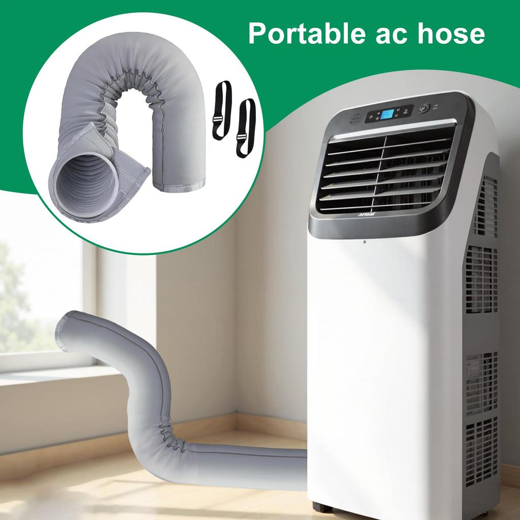 1pcs Portable Air Conditioner Hose Cover Wrap Insulated Hoses Duct Vent Cover Mobile AC Hose Insulation Wrap Protector supplies