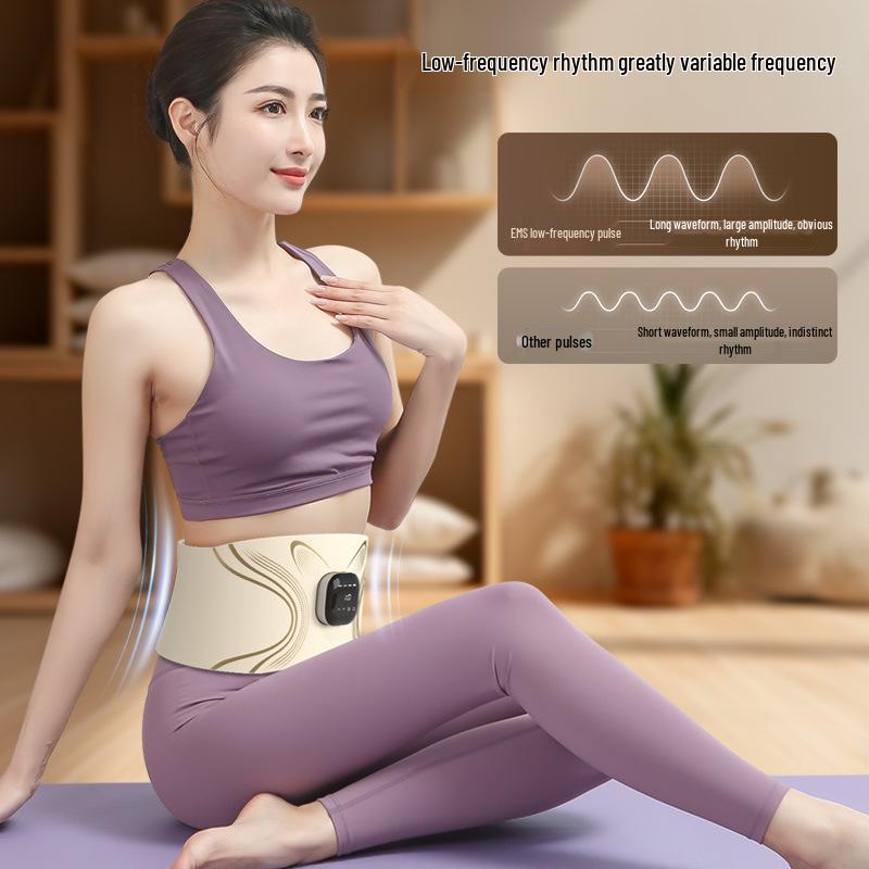 OMR Full Burn Beauty Sculpting EMS Microcurrent Fitness Waist Belt & Smart Fat Burning Machine