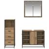Bathroom Furniture Set 3 Pcs. Artisan Oak 80 X 33 X 60 Cm
