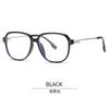 Fashion Style Glasses Frame High Quality Korean Style Men'S Glasses Rivets Decoration Blue Light Blocking Women Glass