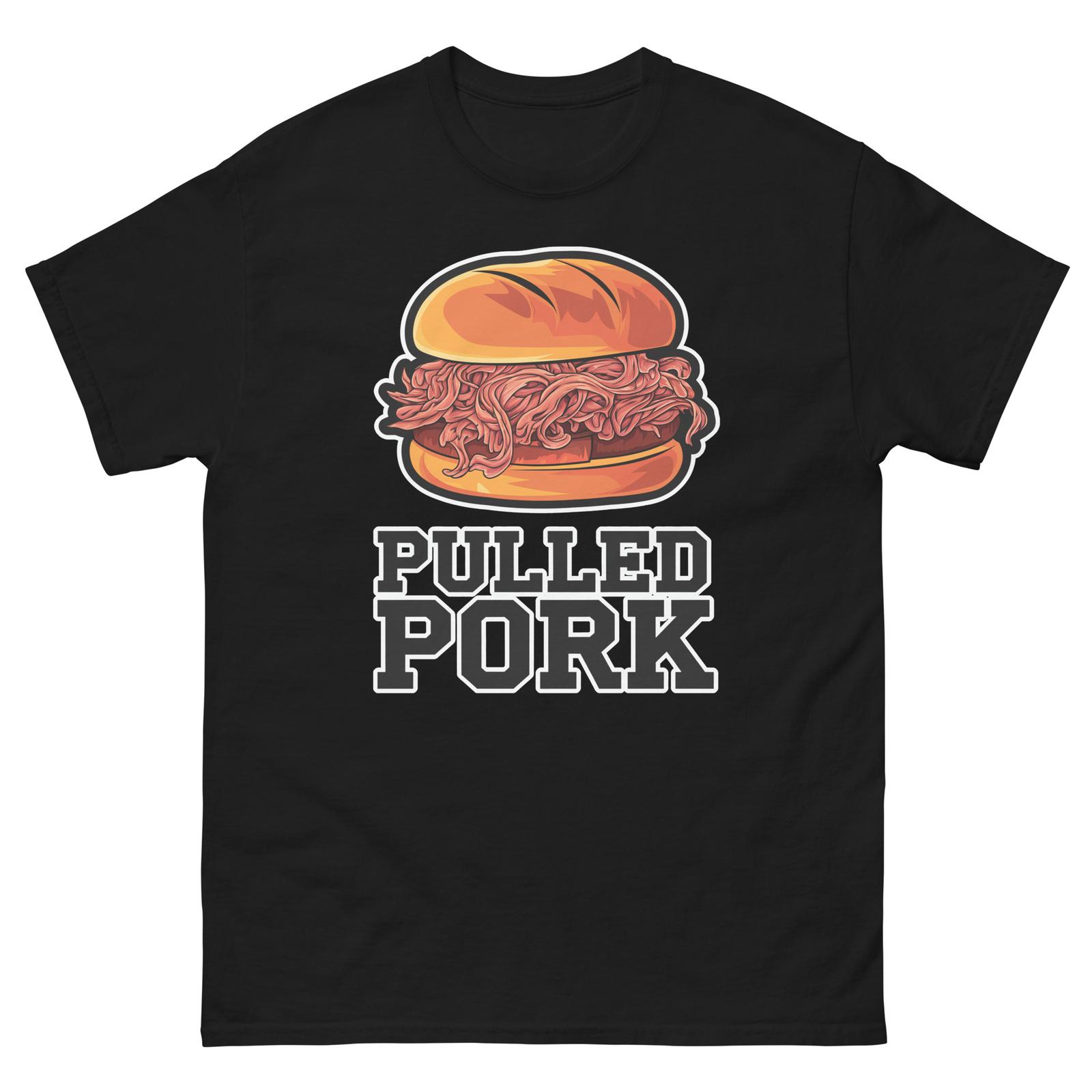 Pulled Pork Simple Graphic Nice Colors Funny T-Shirt Shirt XXXL