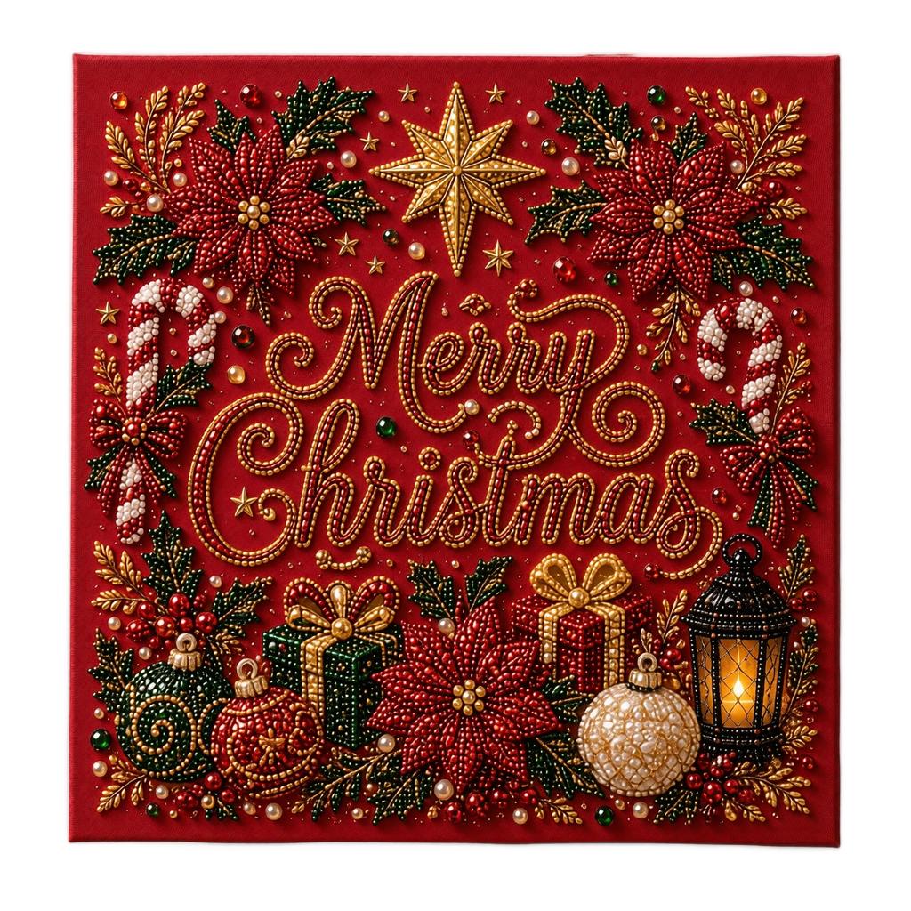 Christmas Painting Festive Holiday Wall Decor for Home Winter Decoration