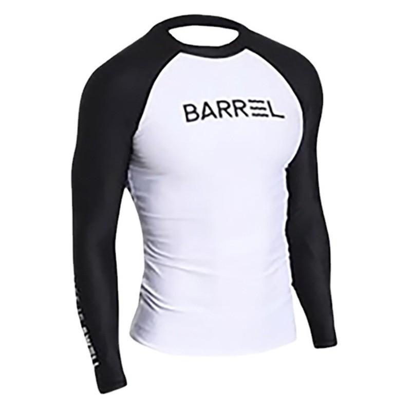Mens Long Sleeve Rash Guard UPF 50 Sun Protection Swim Shirt Surfing Swimming Snorkeling