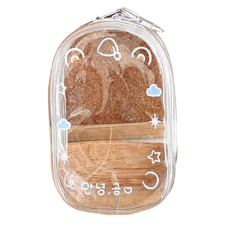 Leakproof Doll Display Pouch With Carabiner Clip Compact Figure Protector Case For Teens Cosplay Enthusiasts