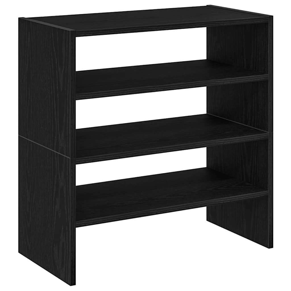 Vidaxl Stojaki Na Buty 2 Szt., Sztaplowany, Czarny, 60X30X30,5 Cm