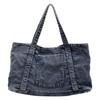 2025 casual shoulder large capacity retro washed canvas bag shopping bag simple and light commuter handbag