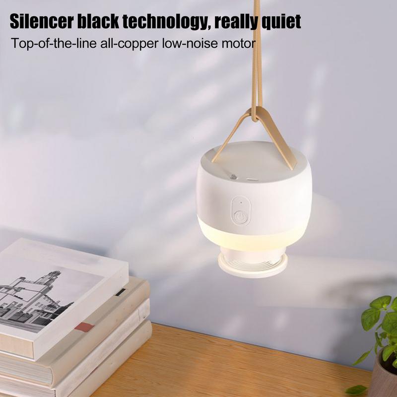 Rechargeable Ceiling Fan Quiet Cooling Accessories for Outdoors Silent USB Powered Ceiling Fan with Remote Control Timing 3