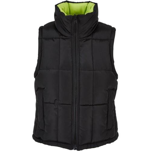Urban Classics Womens/Ladies Reversible Padded Cropped Gilet