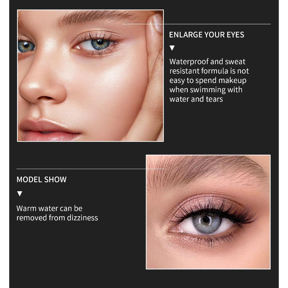 QIC Plumb 4D Mascara Slender and Thick Curls Without Blooming Waterproof Waterproof