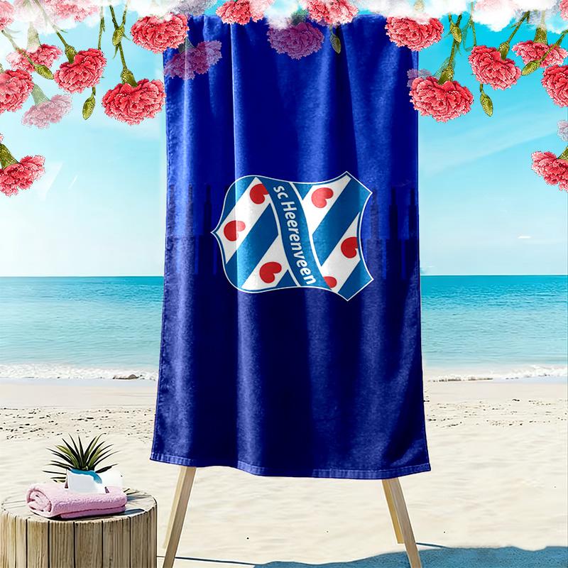 SC Heerenveen Print Strandlaken, Groot Zacht Sneldrogend Handdoek voor Strand Camping Zwemmen