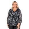 Lovedrobe Womens/Ladies Floral Pattern Balloon Sleeve Wrap Top