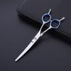 Professional Dual Curved Pet Grooming Scissors 7-inch