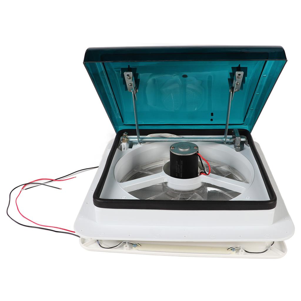 12V Wohnmobil Dachlüfter 4 LED Licht Lufteinlass Auslass Dualmodus für Wohnmobil Yacht Anhänger