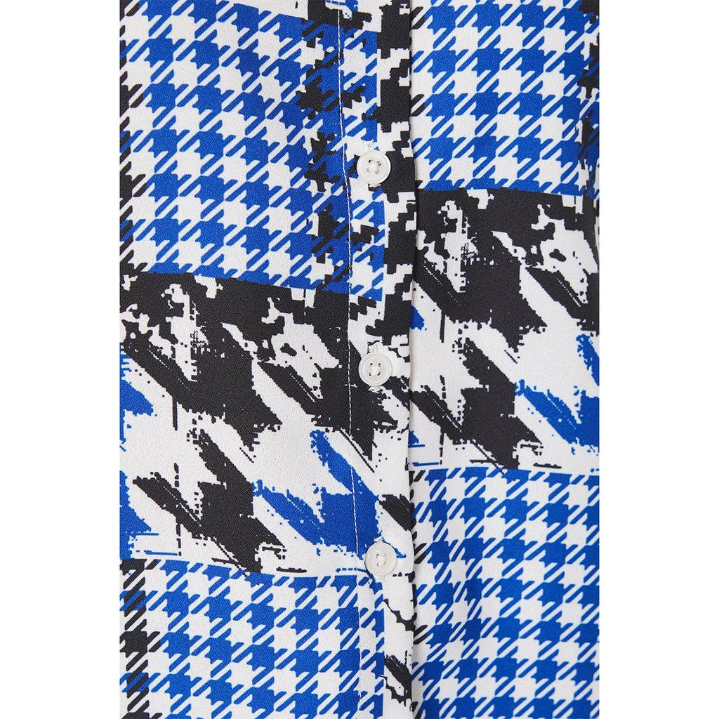 Principles Petite-Hemd mit Hahnentrittkragen für Damen/Damen