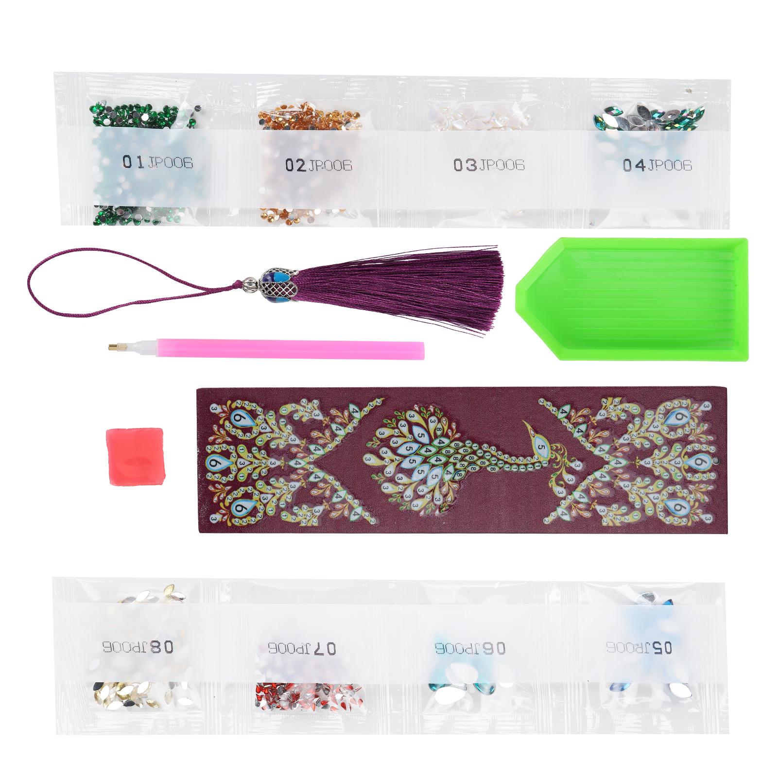 

Закладка для книг со стразами своими руками, закладки для книг со стразами и бусинами с кисточкой, подарок для творчества