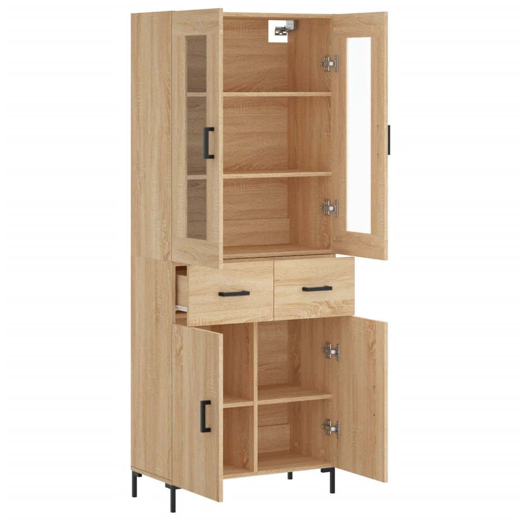 Highboard Sonoma Oak 69.5 x 34 x 180 cm Particleboard