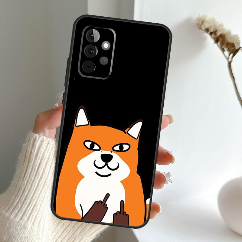 Anime Funny Fox Case For Samsung Galaxy A52 A32 A12 A16 A26 A36 A56 A15 A35 A55 A34 A54 A13 A33 A53 A17 A06