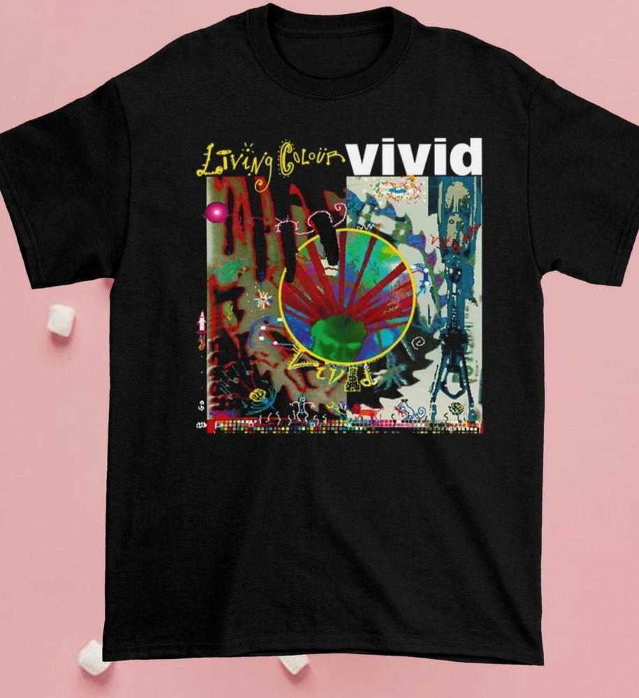 Living Colour Vivid Album Trending Gift funny Men All size Black Shirt Unisex T-Shirt XXXXL