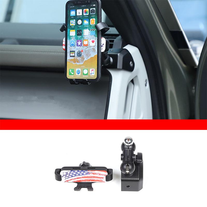 For Land Rover Defender 110 2020-2024 Aluminum Car  Mobile Phone Bracket GPS Navigation Bracket Car Interior Accessories