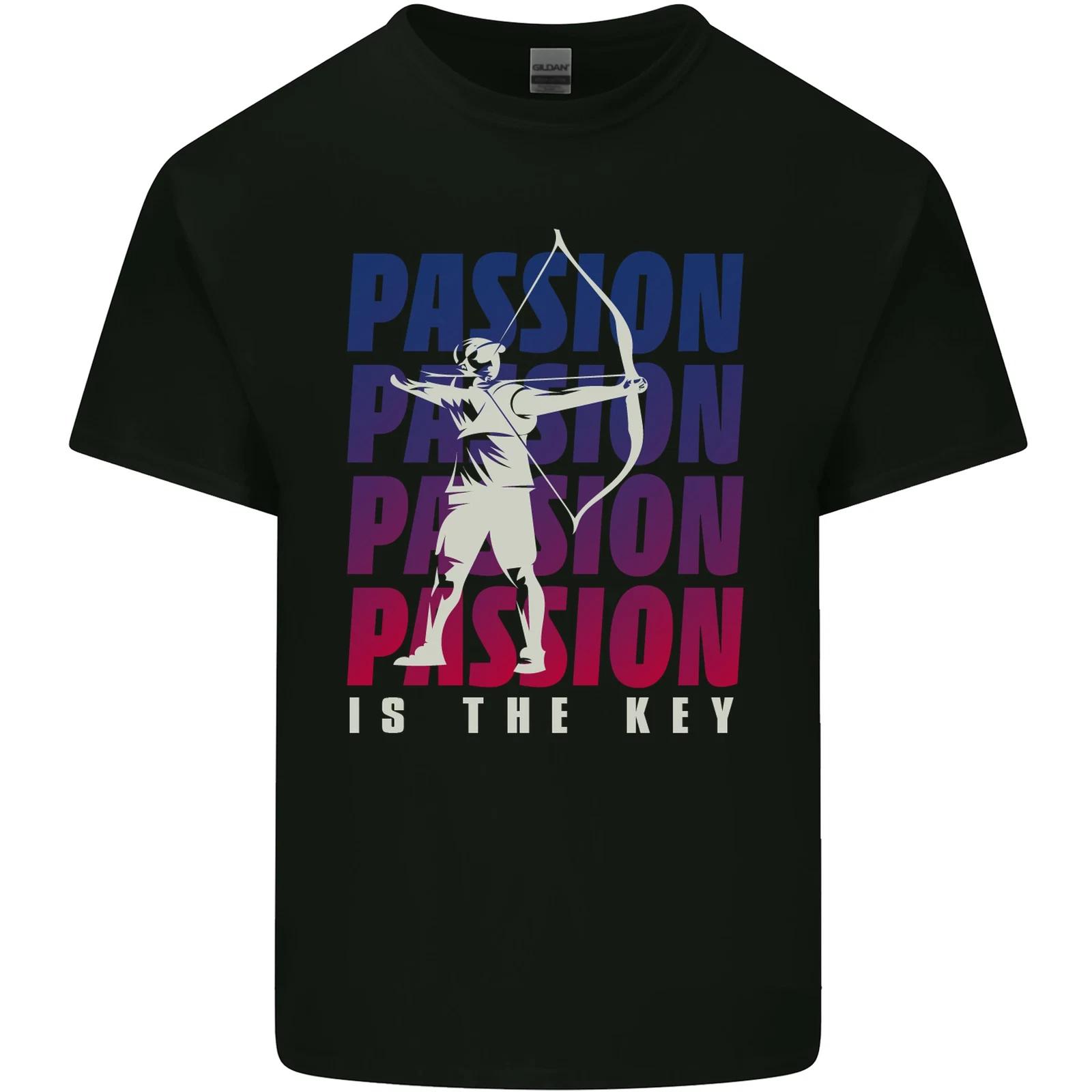 Archery Passion Is the Key Archer Kids T-Shirt Childrens L