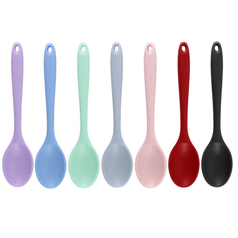 Silicone Kitchen Utensils Set: Ladle, Spatula, Scraper, Turner, Oil & Basting Brushes, Whisk, Tongs