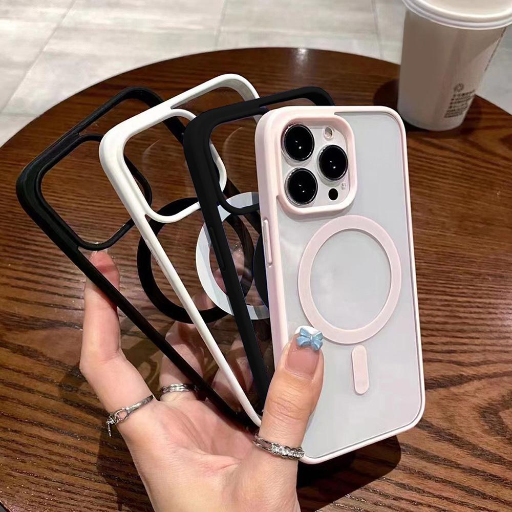 Magnetic Phone Case for iPhone 11 12 14 16 Pro 16 15 14 13 12 Pro Max  12 13 14 15  16 High Quality Shockproof Shell